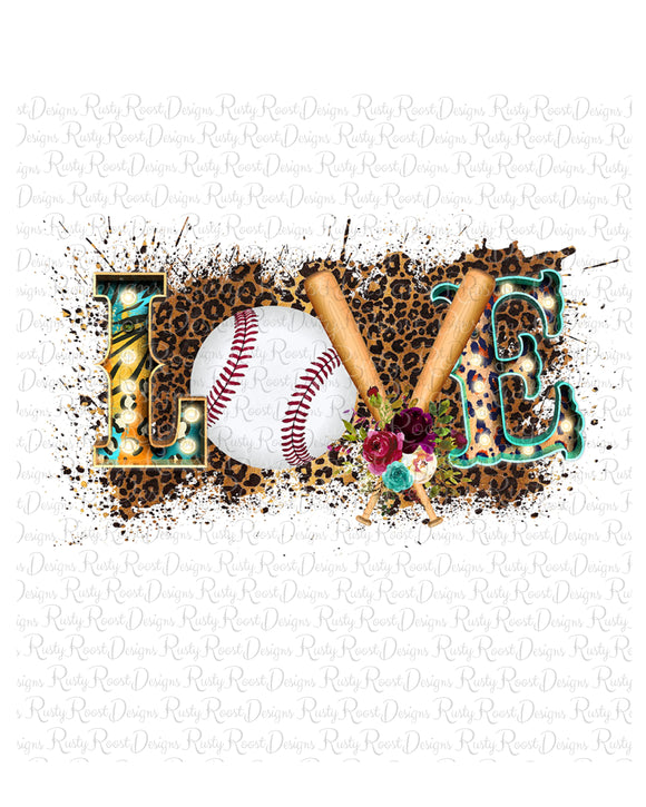 Baseball Love png, baseball sublimation designs downloads, digital download, Baseball PNG, Printable artwork