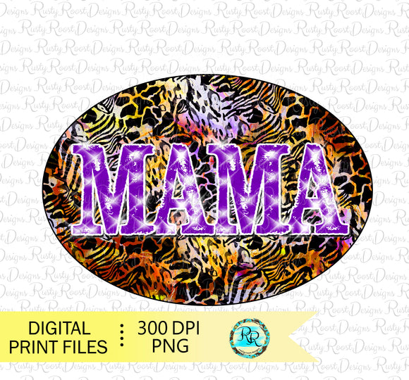 Mama leopard Png, Mama sublimation designs downloads, leopard Mom Png, Printable designs