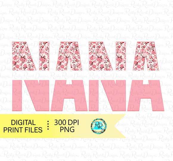 Nana split Png, Nana sublimation designs downloads, Grandma Png, Printable designs