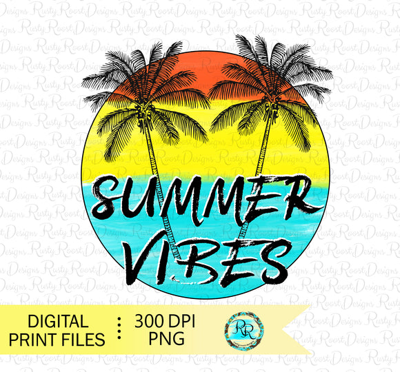 Summer vibes Png, Summer sublimation designs downloads, Printable designs