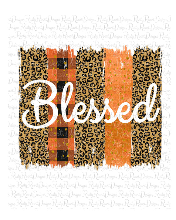 Blessed brush stroke png, Thanksgiving sublimation, Blessed sublimation designs downloads, printable