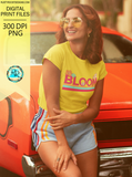 Bloom PNG, Retro sublimation designs downloads, Vintage designs, printable designs
