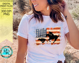Breakaway roping sublimation design