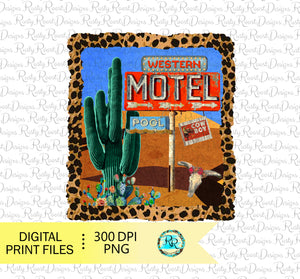 Cactus sublimation designs downloads, Western PNG, desert scene, printable design