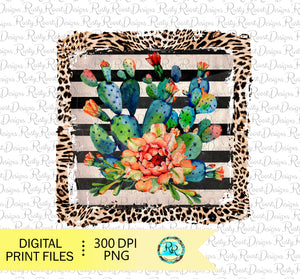Cactus sublimation designs downloads, Cactus flower, Western PNG design, printable design