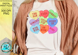 Candy hearts png, Valentine sublimation designs downloads, Western conversation hearts, printable design