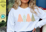 Christmas Trees PNG, Christmas sublimation designs, Christmas shirt designs, whimsical Christmas Png, Merry Christmas, Printable designs