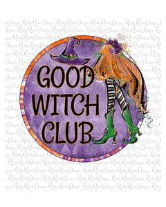 Good Witch Club PNG, Halloween sublimation designs downloads, Witch sublimation PNG, Printable