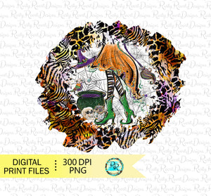 Halloween witch Png, Halloween sublimation designs downloads, sublimation patch, printable artwork