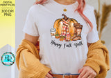 Happy fall Y'all png, Fall sublimation designs downloads, printable artwork