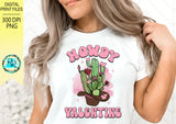 Howdy Valentine PNG, sublimation designs downloads, Western Valentine PNG, shirt design, Cowboy Valentine, printable