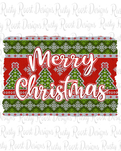 Christmas sweater sublimation png design