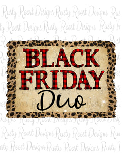 Black Friday Duo png, Christmas sublimation designs downloads, Black Friday png, printable designs