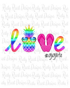 Gigi life PNG, Beach sublimation designs downloads, Grandma sublimation png digital download, printable artwork