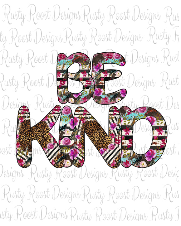 Be kind png, sublimation designs downloads, digital download, printable artwork