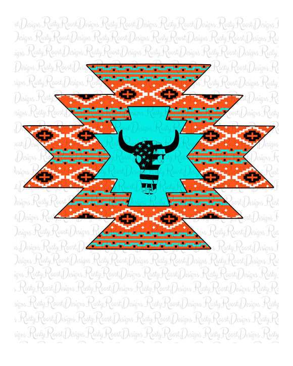 Aztec sublimation png, rodeo sublimation designs digital downloads, western sublimation, skull sublimation, printable