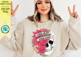 Kinda Merry Kinda Scary PNG, Christmas sublimation designs downloads, Santa Skull, Christmas Skeleton, Scary Santa Png, printable artwork