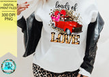 Loads of love png, Valentine truck sublimation designs downloads, Love marquee, printable design
