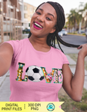 Love Soccer Png, Soccer sublimation designs downloads, Soccer digital design, Printable designs