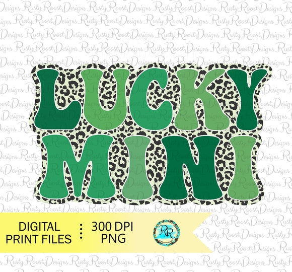 Lucky mini St. Patrick's day sublimation design