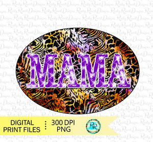 Mama leopard Png, Mama sublimation designs downloads, leopard Mom Png, Printable designs