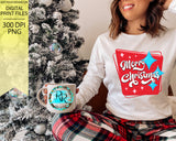 Merry Christmas Retro sublimation designs downloads, Retro Christmas PNG, printable design