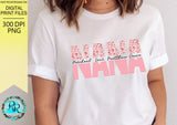 Nana split Png, Nana sublimation designs downloads, Grandma Png, Printable designs
