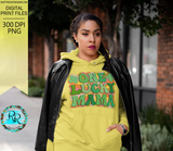 One lucky Mama Png, St. Patrick's day sublimation designs downloads, Retro sublimation design, printable design