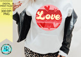 Valentine sublimation designs downloads, Retro Valentine png, digital download, Love png printable design