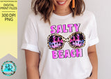 Salty beach Png, Summer sublimation designs downloads, Beach Png design, Printable designs