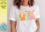 Seek the sunshine PNG, Retro sublimation designs downloads, Summer Png, printable designs