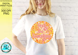 Seek the Sunshine PNG, Retro sublimation designs downloads, Retro sunset, printable designs