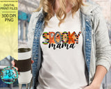 Spooky Mama PNG, Halloween sublimation designs downloads, Printable design