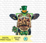 St. Patrick's day cow sublimation design