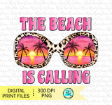 The Beach is Calling Png, Summer sublimation designs, Beach sunglasses, T-shirt designs