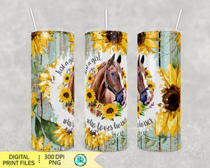 Blessed Cowgirl Sunflowers and Boots 20 Oz, 30 Oz. Skinny Tumbler