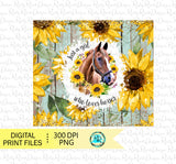 Just a girl who loves horses tumbler PNG, Horse 20oz Skinny Tumbler sublimation designs downloads, sublimation PNG wrap for tumblers