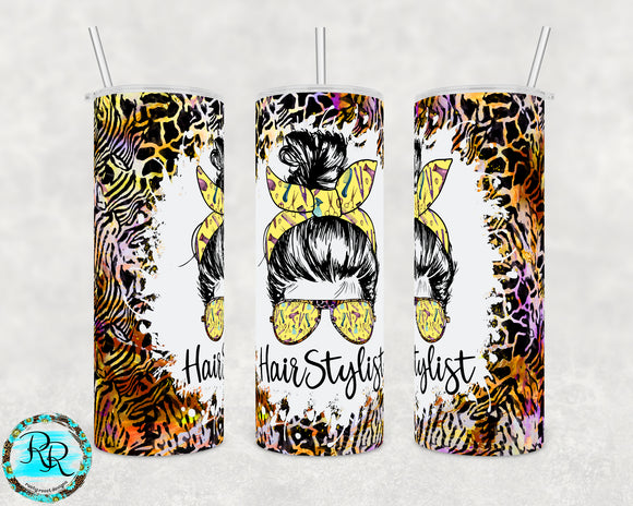 Hair stylist tumbler PNG, 20 oz. tumbler PNG sublimation design, tumbler PNG wrap, Hair dresser Tumbler PNG wrap, Hair stylist sublimation png, Seamless