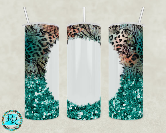 Leopard Tumbler PNG, 20 oz. skinny tumbler sublimation designs downloads, Tumbler PNG wrap for sublimation, Blank PNG tumbler design