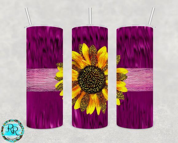 Sunflower Tumbler PNG, 20 oz. skinny tumbler sublimation designs downloads, tumbler PNG wrap, Sunflower PNG, tumbler design