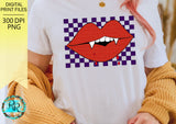 Vampire lips Png, Halloween sublimation designs downloads, hand drawn, printable artwork